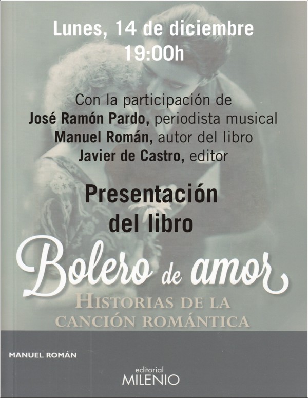 Presentación del libro "Bolero de amor", de Manuel Román