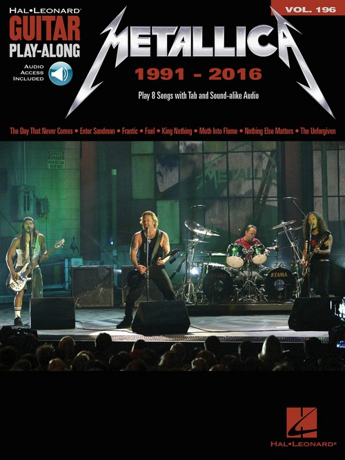 Metallica: 1991-2016: Guitar Play-Along Volume 196