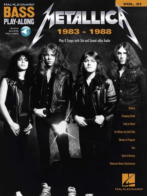 Metallica, 1983-1988: Bass Play-Along Volume 21
