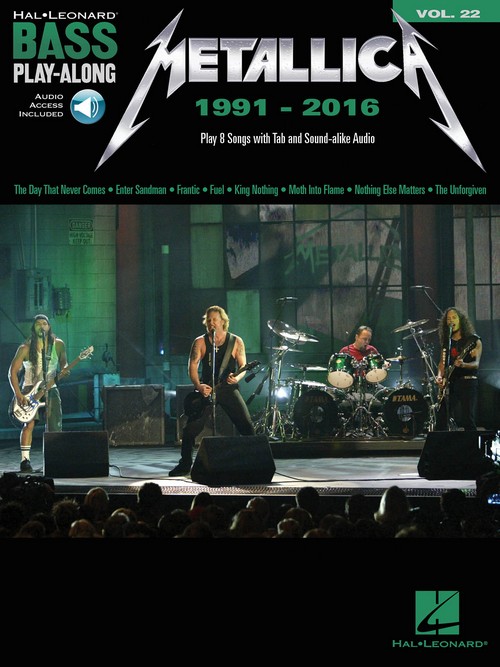 Metallica, 1991-2016: Bass Play-Along Volume 22
