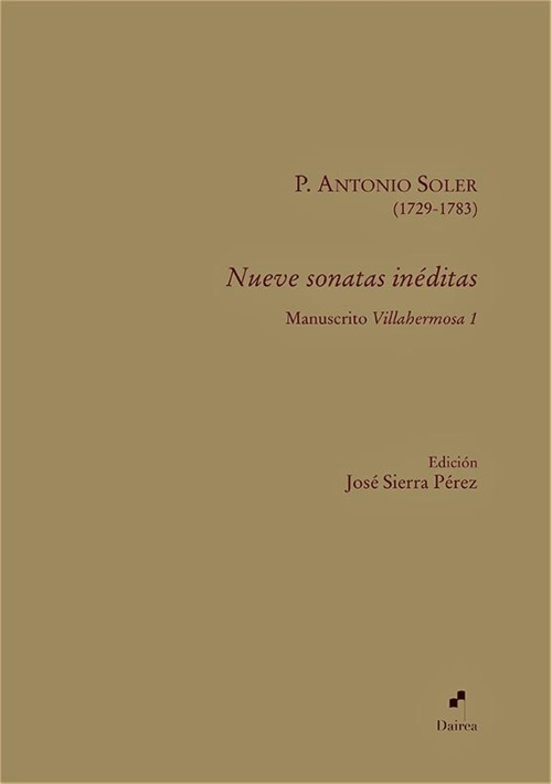 Nueve sonatas inéditas, manuscrito Villahermosa 1. 9788412326550