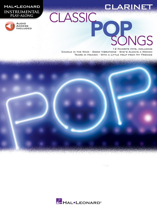 Classic Pop Songs: Instrumental Play-Along, Clarinet. 9781540002440