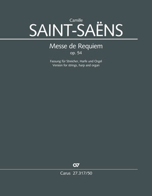Messe de Requiem: Op. 54, Soli (SATB), Mixed Choir, Strings, Harp and Organ, Score. 9790007253424
