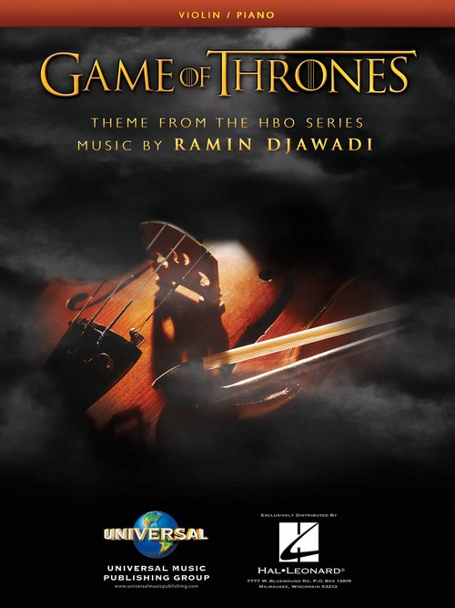 Game of Thrones: from the HBO Series, Violin and Piano