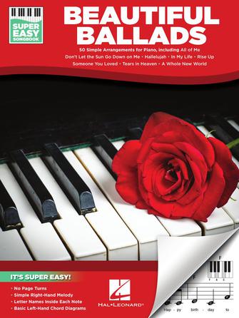 Beautiful Ballads, Super Easy Songbook for Piano