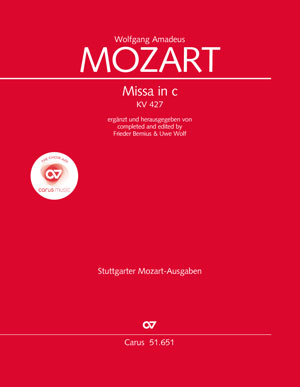 Missa in C, KV 427, Mixed Choir and Orchestra, Vocal Score