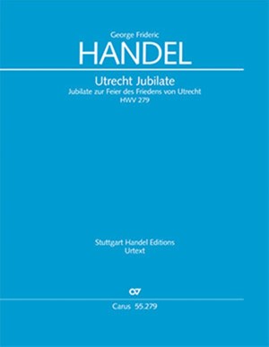 Utrecht Jubilate: O Be Joyful, HWV 279, Soloists (AAB), Mixed Choir and Ensemble, Vocal Score. 9790007250799