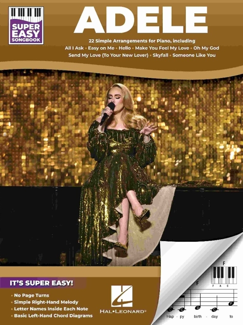 Adele - Super Easy Songbook, Piano. 9781705157800