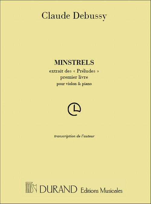 Minstrels, extrait de Préludes, premier livre, pour violon et piano