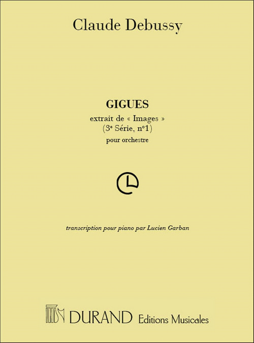 Gigues (extrait de Images), transcription pour piano