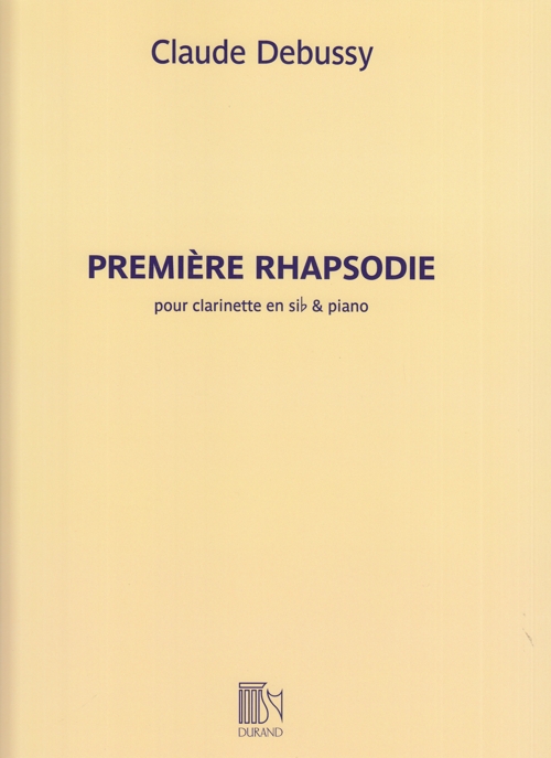 Première rhapsodie, pour clarinette en Sib et piano. 9790044095544
