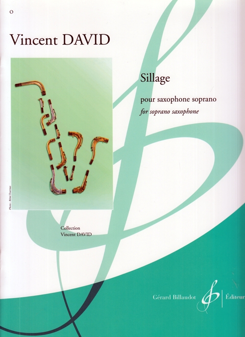 Sillage, pour saxophone soprano. 9790043098447