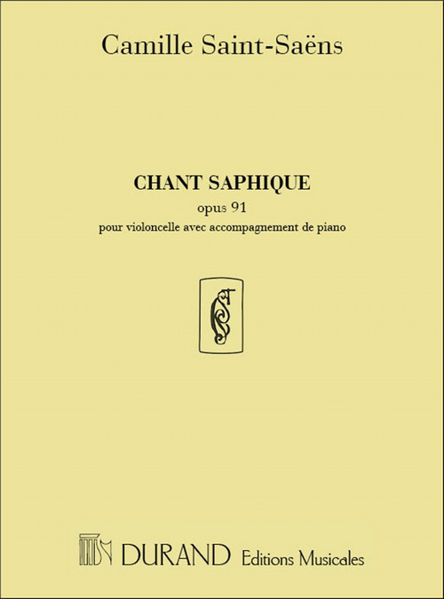Chant saphique, Op. 91, pour violoncelle et piano
