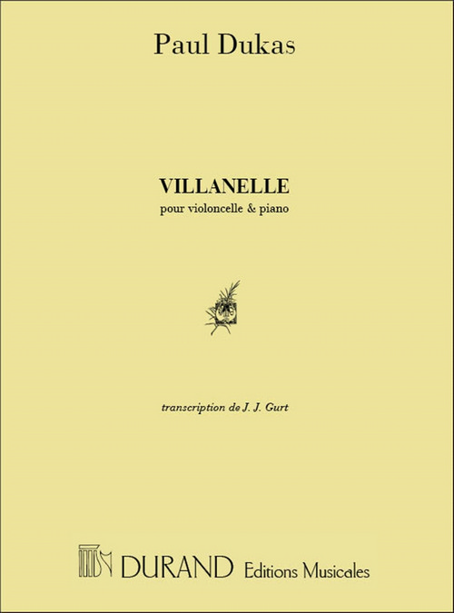 Villanelle, pour violoncelle et piano