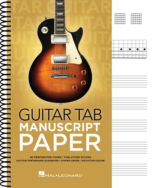 Guitar Tab Manuscript Paper. 9781540051363