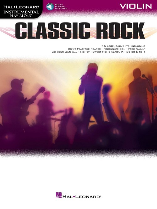 Classic Rock: Instrumental Play-Along for Violin
