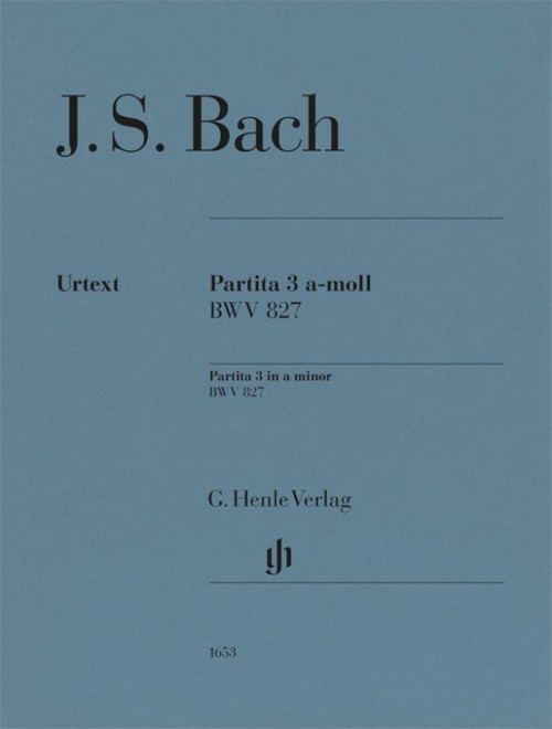 Partita 3 in a minor, BWV 827, Piano. 9790201816531