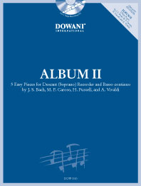 Album Vol. II: 5 Easy Pieces for Descant (Soprano) Recorder and Basso Continuo