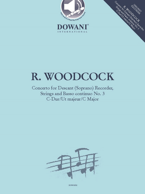 Concerto No. 3 C Major/Ut majeur/C-Dur, for Descant (Soprano) Recorder, Strings and Basso continuo