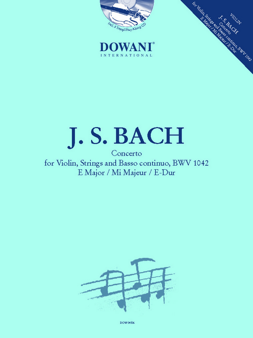 Concerto for Violin, Strings and Basso Continuo, BWV 1042, in E Major, Piano Reduction