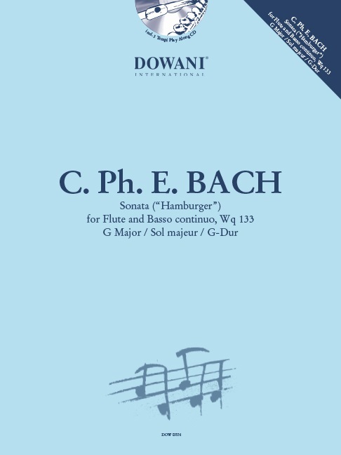 Sonata (Hamburger), for Flute and Basso continuo, Wq 133 in G Major