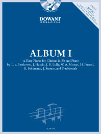 Album I: 12 Easy Pieces for Clarinet in Bb and Piano