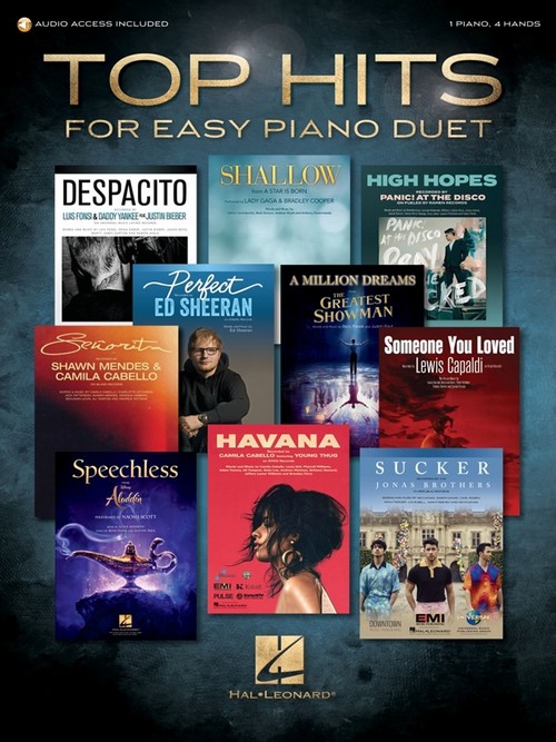 Top Hits for Easy Piano Duet, for Piano 4 Hands