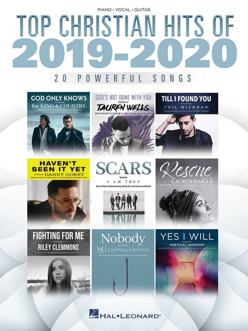 Top Christian Hits of 2019-2020, Piano, Vocal and Guitar