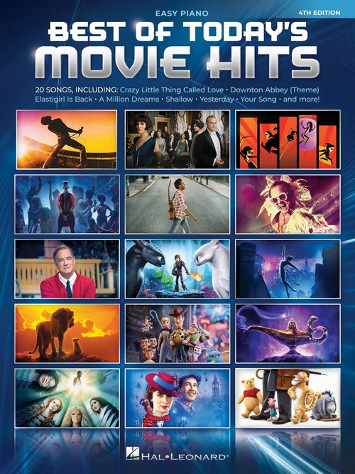 Best of Today's Movie Hits, 4th Edition, Easy Piano