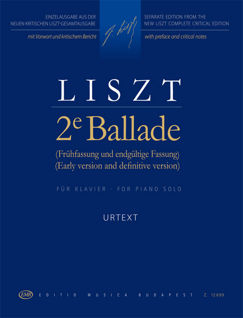 2e Ballade (Early Version and Definitive Version), for Piano Solo