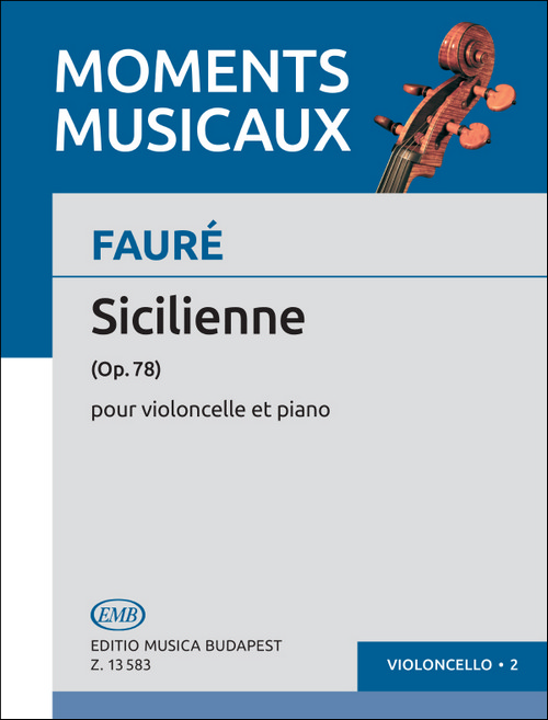 Sicilienne, op. 78, pour violoncelle et piano