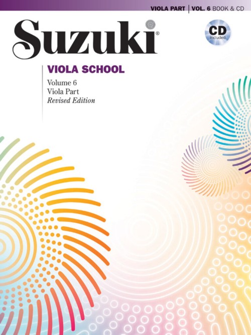 Suzuki Viola School, vol. 6: viola part (+CD). Revised Edition. 9781470630317
