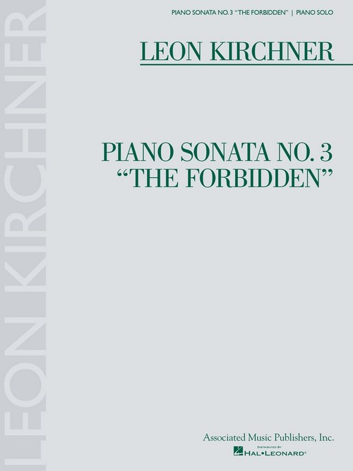 Piano Sonata No. 3: The Forbidden. 9781540091710