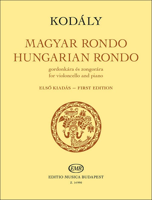 Hungarian Rondo, for Violoncello and Piano, First edition
