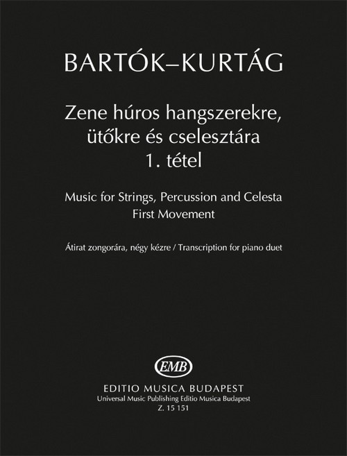 Music for Strings, Percussion and Celesta, First Movement, Transcription for Piano Duet