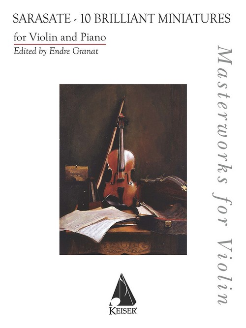 10 Brilliant Miniatures, for Violin and Piano, Masterworks for Violin Series. 9781638870418