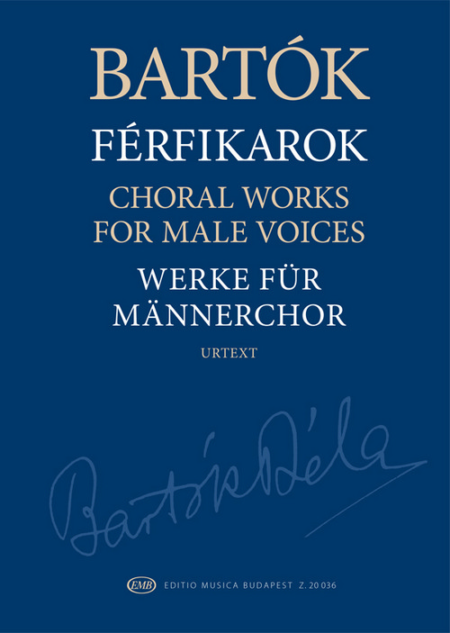 Choral Works for Male Voices, Vocal Score