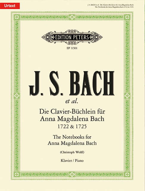 The Notebooks for Anna Magdalena Bach: 1722 & 1725 (Urtext - Paperback), Piano