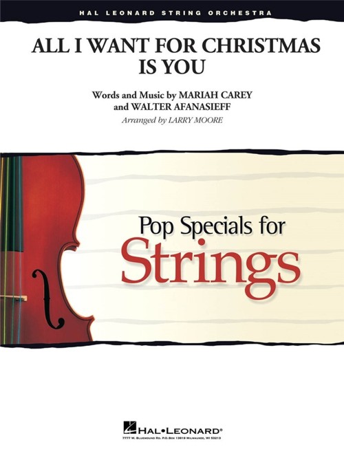 All I Want for Christmas is You, for String Ensemble, Score and Parts