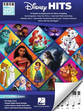 Disney Hits - Super Easy Songbook, Easy Piano