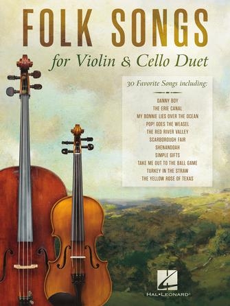 Folk Songs for Violin and Cello Duet. 9781705192719