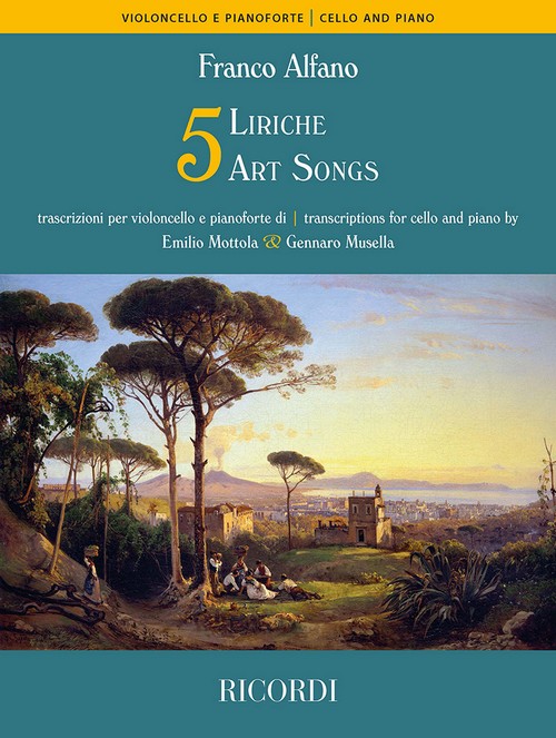 5 liriche trascritte per violoncello e pianoforte: a cura di Emilio Mottola e Gennaro Musella