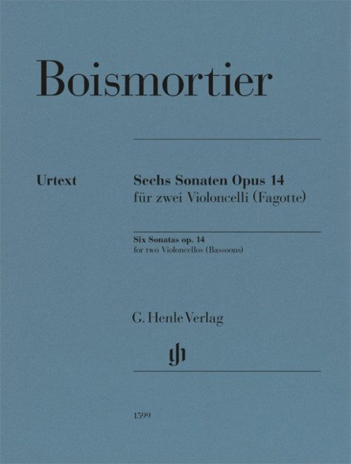 Six Sonatas op. 14, for two Violoncellos (or Bassoons). 9790201815992