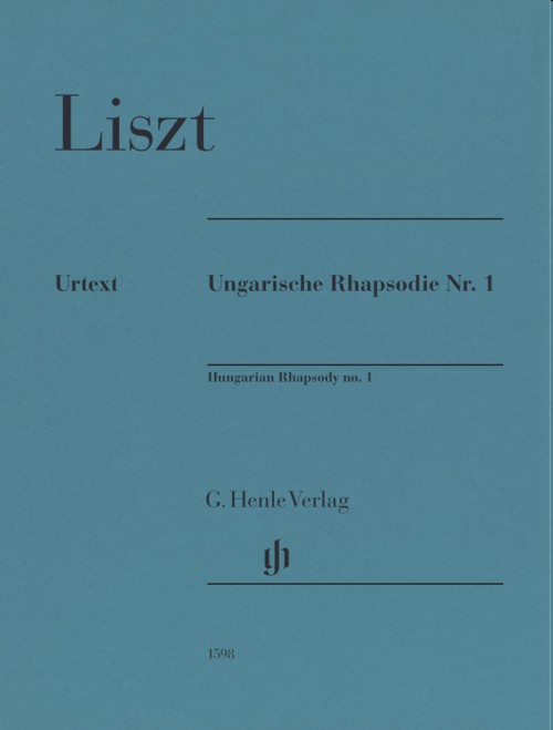 Hungarian Rhapsody no. 1, for piano. 9790201815985