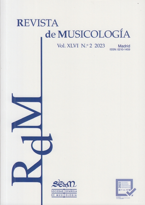 Revista de Musicología, vol. XLVI, 2023, nº 2. 108725