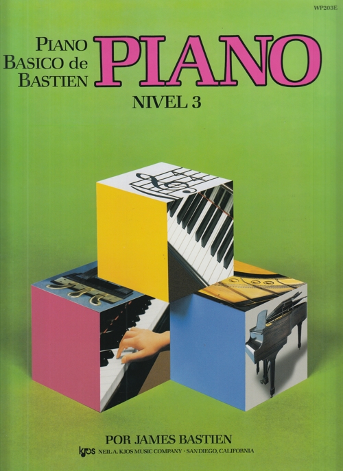 Piano. Nivel 3. Piano Básico de Bastien. 9780849794728