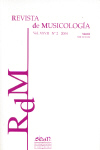 Revista de Musicología, vol. XXVII, 2004, nº 2: Conmemoración II centenario de la muerte de Boccherini