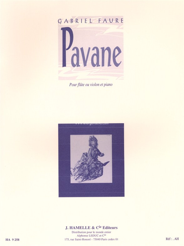 Pavane, op. 50, pour flûte ou violon et piano