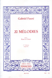 20 melodies, vol. 1, chant (soprano) et piano
