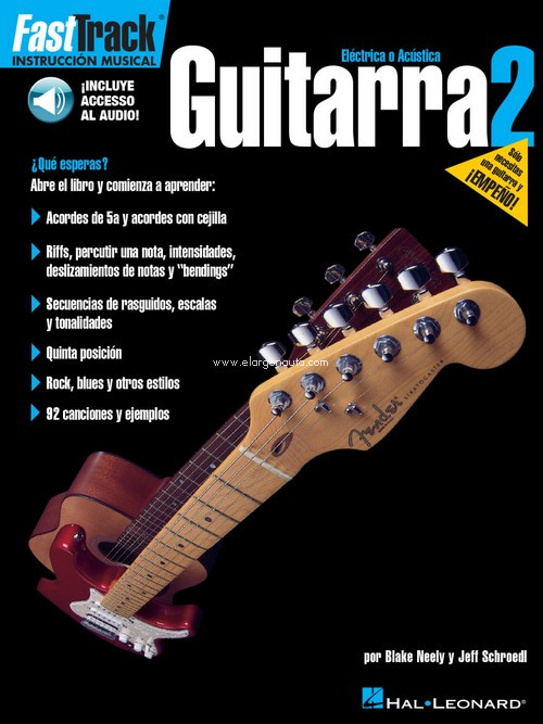 Fast Track, instrucción musical: Guitarra eléctrica o acústica, 2